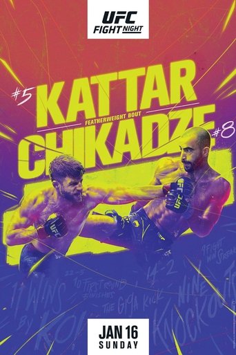 Poster of UFC on ESPN 32: Kattar vs. Chikadze