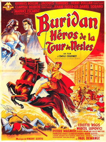 Poster of Buridan, hero of the tower of Nesle