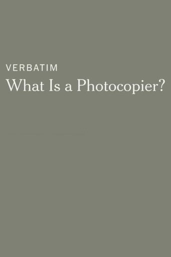 Poster of Verbatim: What Is a Photocopier?