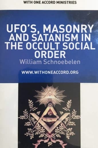 Poster of UFOs Masonry and Satanism in the Occult Social Order