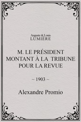 Poster of M. le président montant à la tribune pour la revue