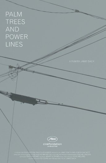 Poster of Palm Trees and Power Lines