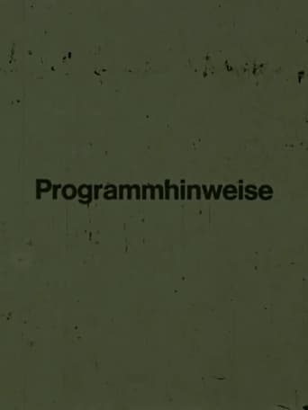 Poster of Programmhinweise