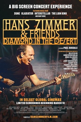 Poster of Hans Zimmer & Friends: Diamond in the Desert