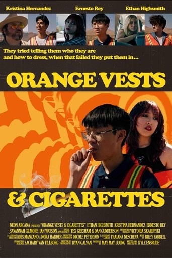 Poster of Orange Vests and Cigarettes