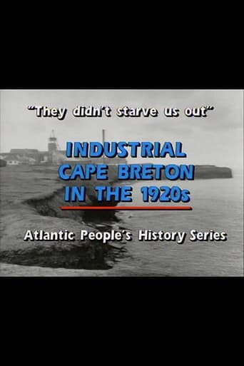 Poster of "They Didn't Starve Us Out": Industrial Cape Breton in the 1920s