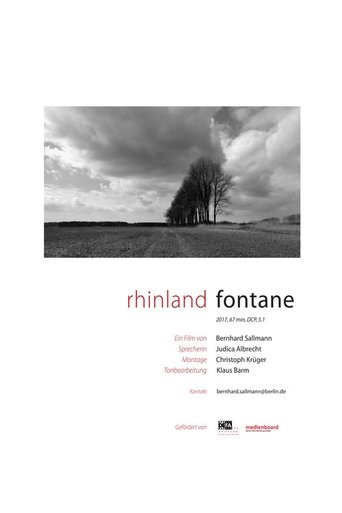 Poster of Rhinland. Fontane