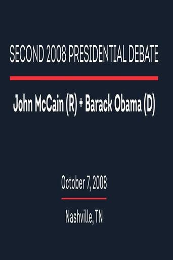 Poster of 2008 Second Presidential Debate