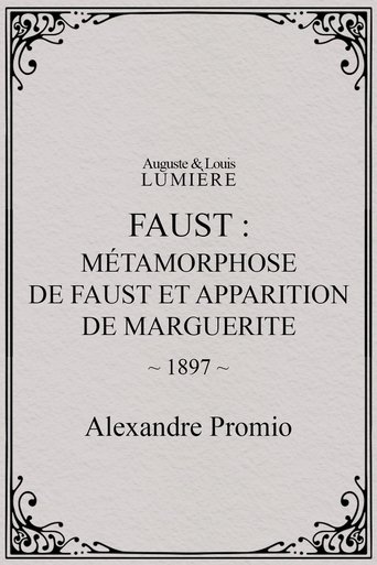 Poster of Faust: Metamorphosis of Faust and Appearance of Marguerite