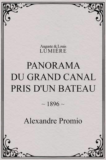 Poster of Panorama du grand Canal pris d'un bateau