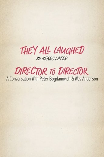 Poster of They All Laughed 25 Years Later: Director to Director - A Conversation with Peter Bogdanovich and Wes Anderson