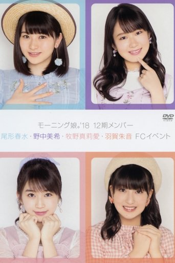 Poster of Morning Musume.'18 12ki Member Ogata Haruna・Nonaka Miki・Makino Maria・Haga Akane FC Event