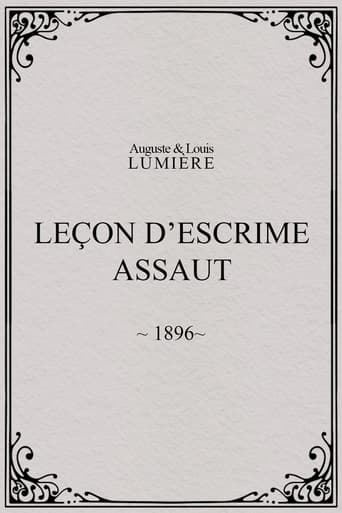 Poster of Leçon d’escrime : assaut