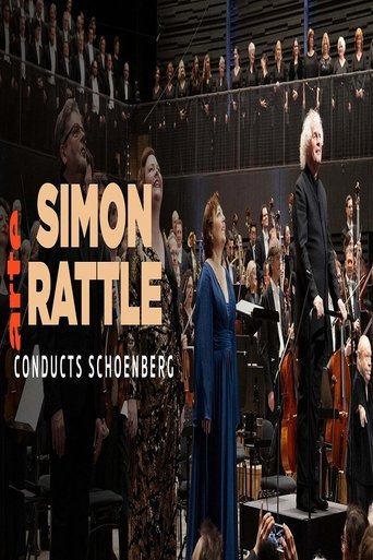 Poster of Simon Rattle conducts Schoenberg Bavarian Radio Symphony Orchestra
