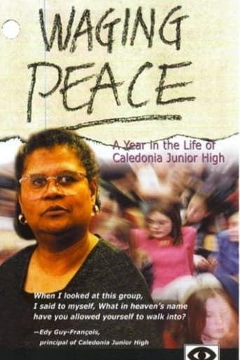 Poster of Waging Peace: A Year in the Life of Caledonia Junior High