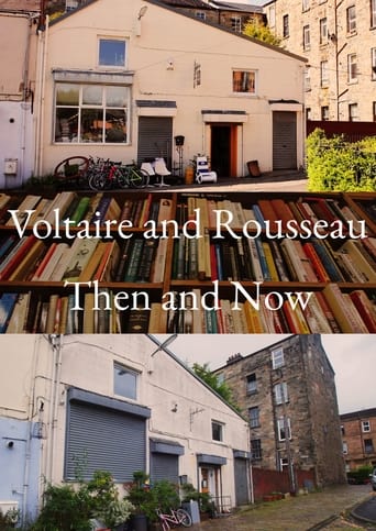 Poster of Voltaire and Rousseau - Then and Now