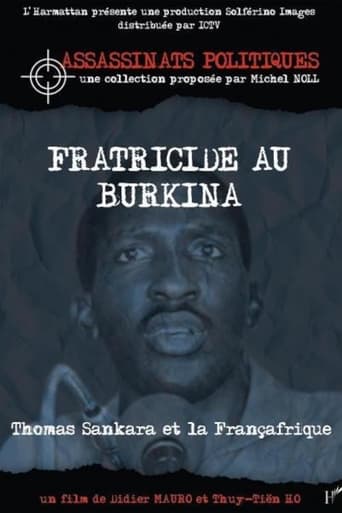 Poster of Fractricide in Burkina, Thomas Sankara and French Africa