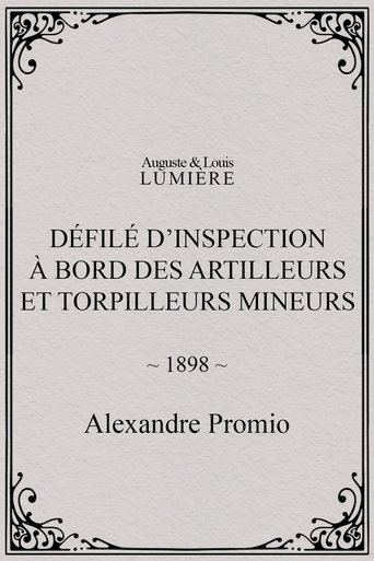 Poster of Défilé d’inspection à bord des artilleurs et torpilleurs mineurs