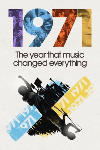 Poster of 1971: The Year That Music Changed Everything