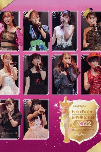 Poster of Hello! Project Kenshuusei Happyoukai 2022 ~Haru no Koukai Jitsuryoku Shindan Test~