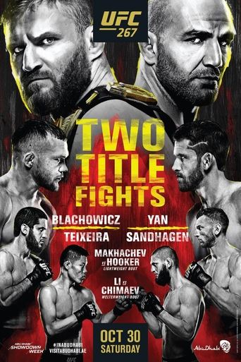 Poster of UFC 267: Blachowicz vs. Teixeira