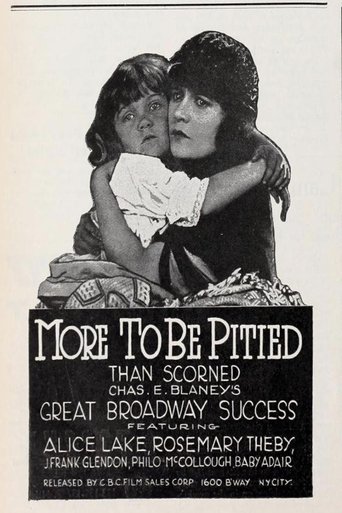 Poster of More to Be Pitied Than Scorned