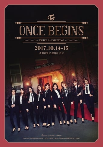 Poster of TWICE FANMEETING "ONCE BEGINS"