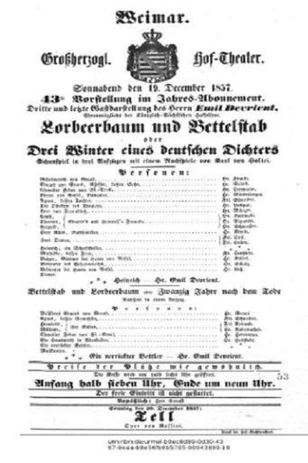 Poster of Lorbeerbaum und Bettelstab