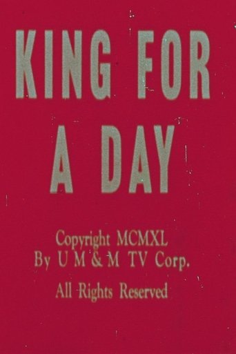 Poster of King for a Day