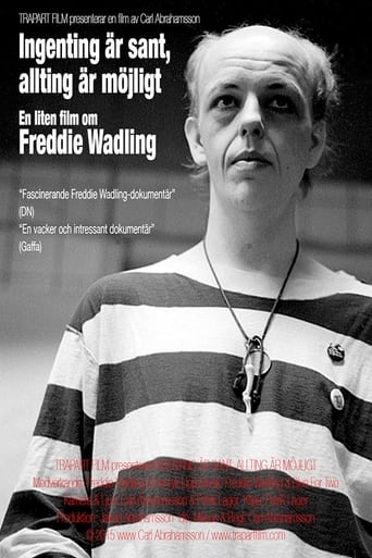 Poster of Ingenting är sant, allting är möjligt – en liten film om Freddie Wadling