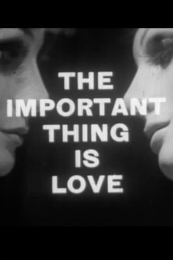 Poster of Important Thing is Love (1971)