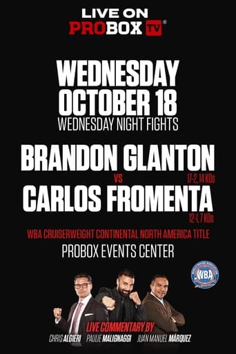 Poster of Brandon Glanton vs. Carlos Fromenta