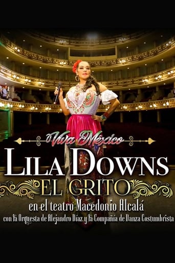 Poster of El Grito: Lila Downs at the Macedonio Alcalá Theater, with the Alejandro Díaz Orchestra and the Costumbrista Dance Company