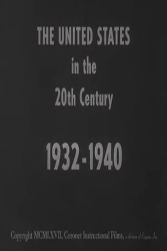 Poster of The United States in the 20th Century 1932-1940