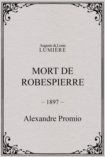 Poster of Mort de Robespierre