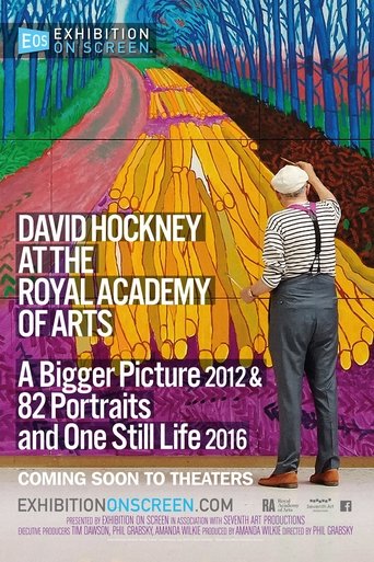 Poster of David Hockney at the Royal Academy of Arts