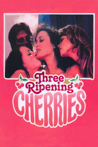 Poster of Three Ripening Cherries