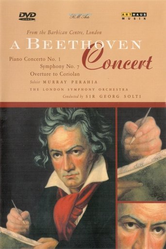 Poster of A Beethoven Concert: Symphony No. 7, Piano Concerto No. 1, Overture to Coriolan / Solti, Perahia, London Symphony Orchestra
