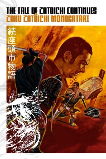 Poster of The Tale of Zatoichi Continues