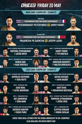 Poster of ONE Championship 157: Petchmorakot vs. Vienot