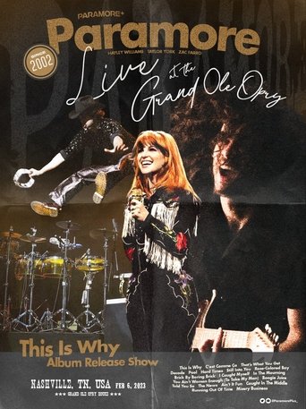 Poster of Paramore: Live at the Grand Ole Opry