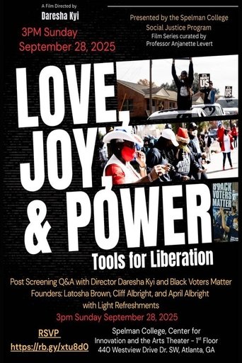 Poster of Love, Joy & Power: Tools for Liberation