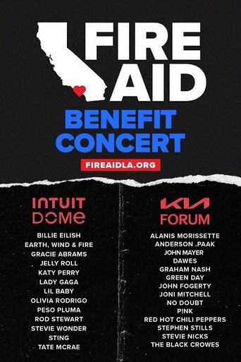 Poster of FireAid Benefit Concert