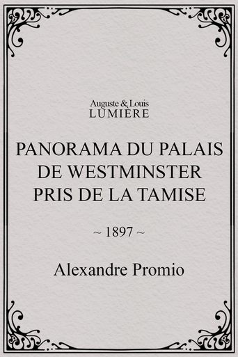 Poster of Panorama du palais de Westminster pris de la Tamise