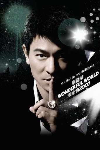 Poster of Andy Lau Wonderful World Concert Tour Shanghai 2008