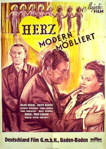 Poster of Herz – modern möbliert