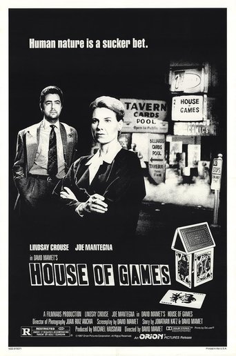 Poster of David Mamet on 'House of Games'