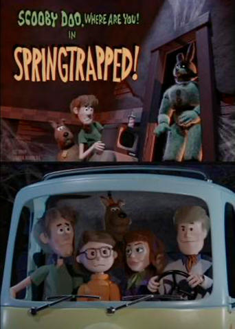 Poster of Scooby Doo, Where Are You? In... SPRINGTRAPPED!