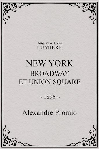 Poster of New York: Broadway at Union Square