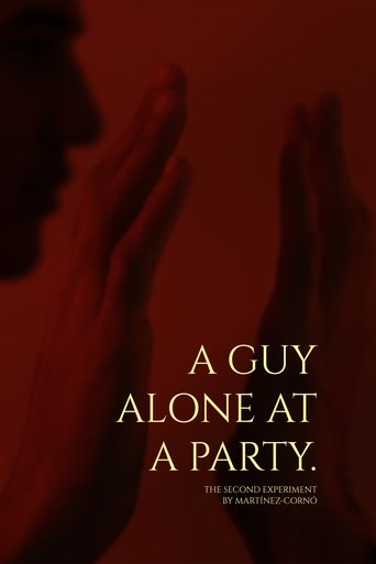 Poster of A guy alone at a party.